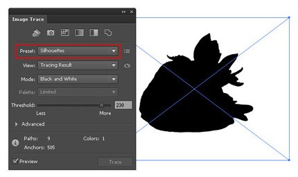 آموزش Image Trace در ایلوستریتور