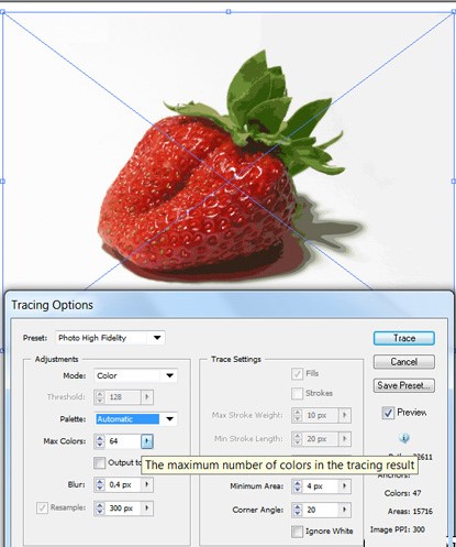 آموزش Image Trace در ایلوستریتور