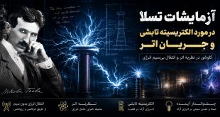 آزمایشات تسلا در مورد الکتریسیته تابشی و جریان اتر